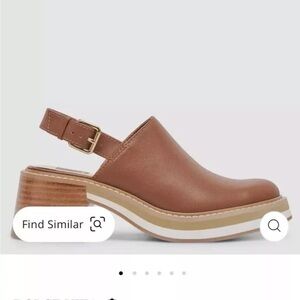 Dolce Vita Haniah Heels clogs mules brown size 7.5